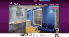 Desktop Screenshot of finesseclinic.com